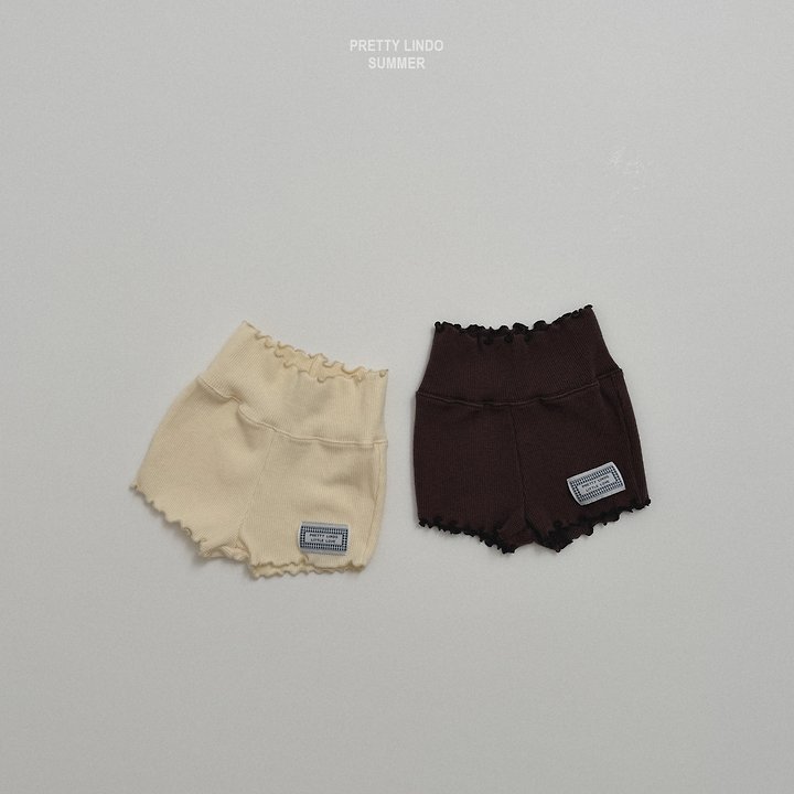 Lindo - Korean Baby Fashion - #babygirlfashion - Span Waffle Shorts