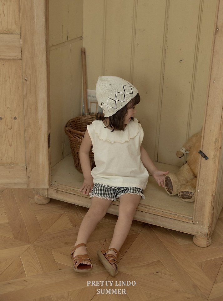 Lindo - Korean Baby Fashion - #babygirlfashion - Check Frill Shorts - 11