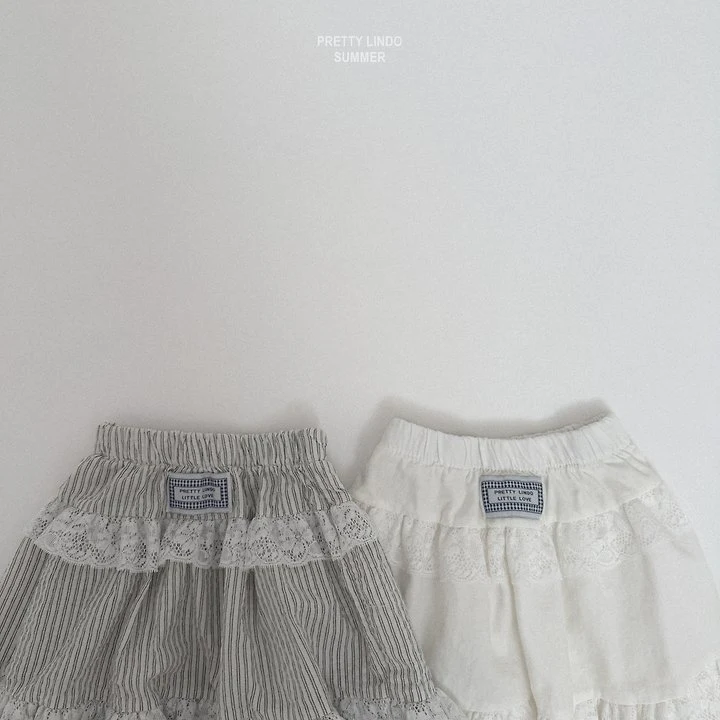 Lindo - Korean Baby Fashion - #babygirlfashion - Mary Tiered Skirt (Stripe) - 5