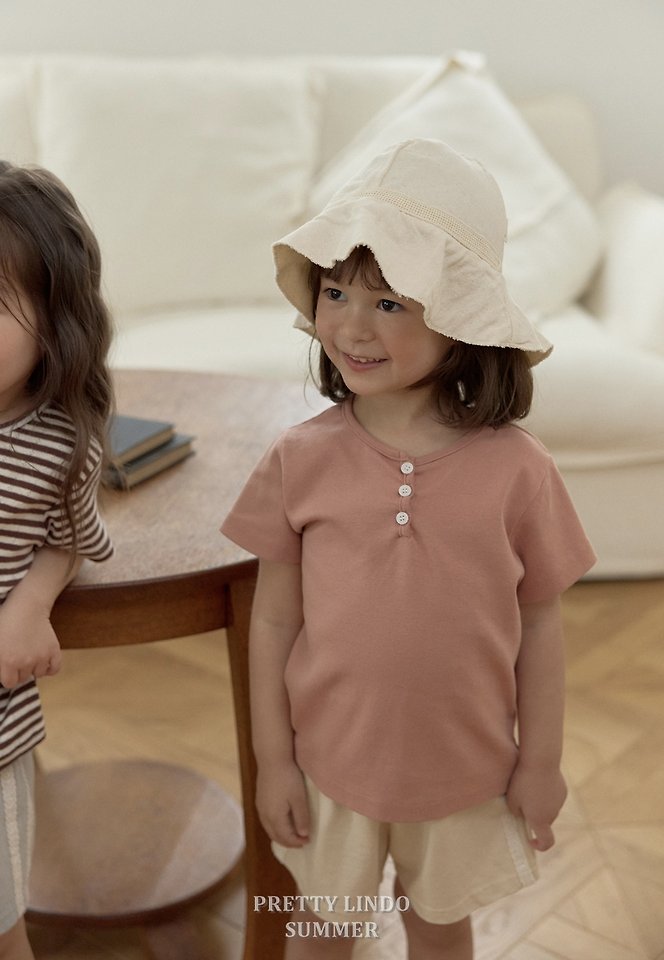Lindo - Korean Baby Fashion - #babygirlfashion - Cre Bucket Hat - 12
