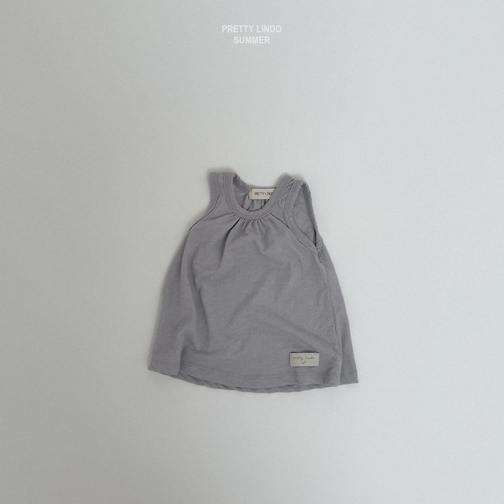 Lindo - Korean Baby Fashion - #babylifestyle - Shirring Sleeveless Tee - 9