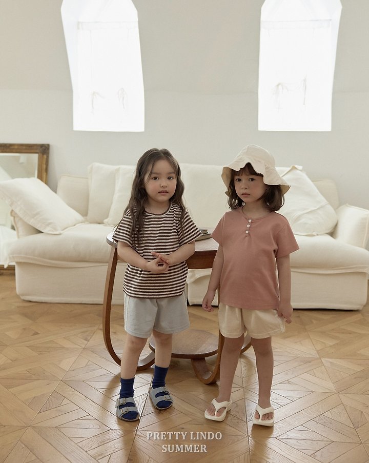 Lindo - Korean Baby Fashion - #babylifestyle - Base Stripe Tee - 8