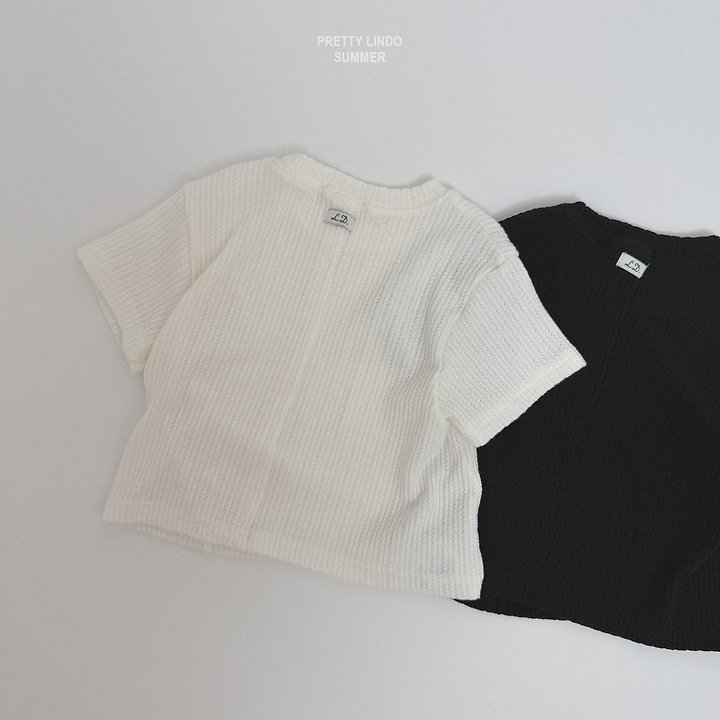 Lindo - Korean Baby Fashion - #babylifestyle - Knit Line Tee - 3