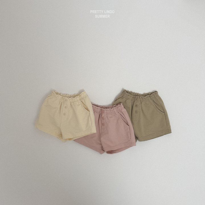 Lindo - Korean Baby Fashion - #babylifestyle - Button Shorts - 3