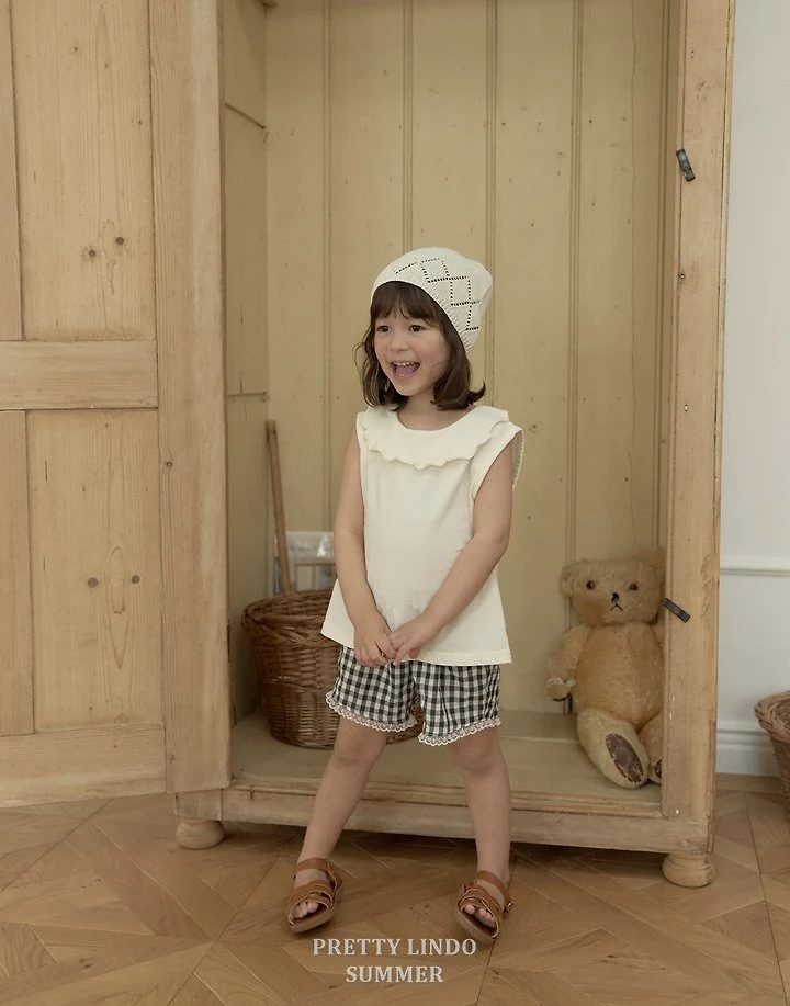 Lindo - Korean Baby Fashion - #babylifestyle - Check Frill Shorts - 12