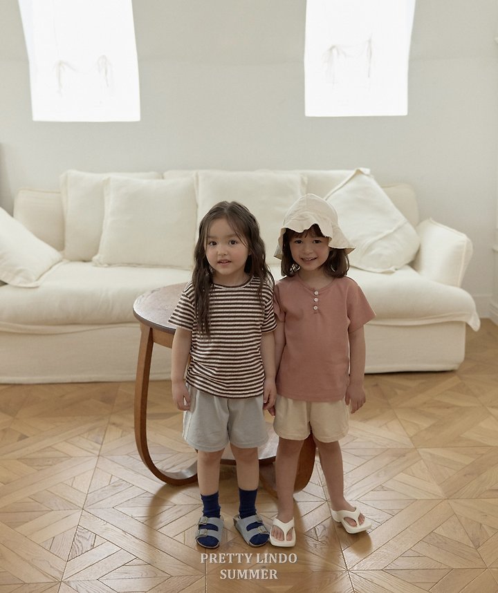 Lindo - Korean Baby Fashion - #babylifestyle - Tape Shorts - 9