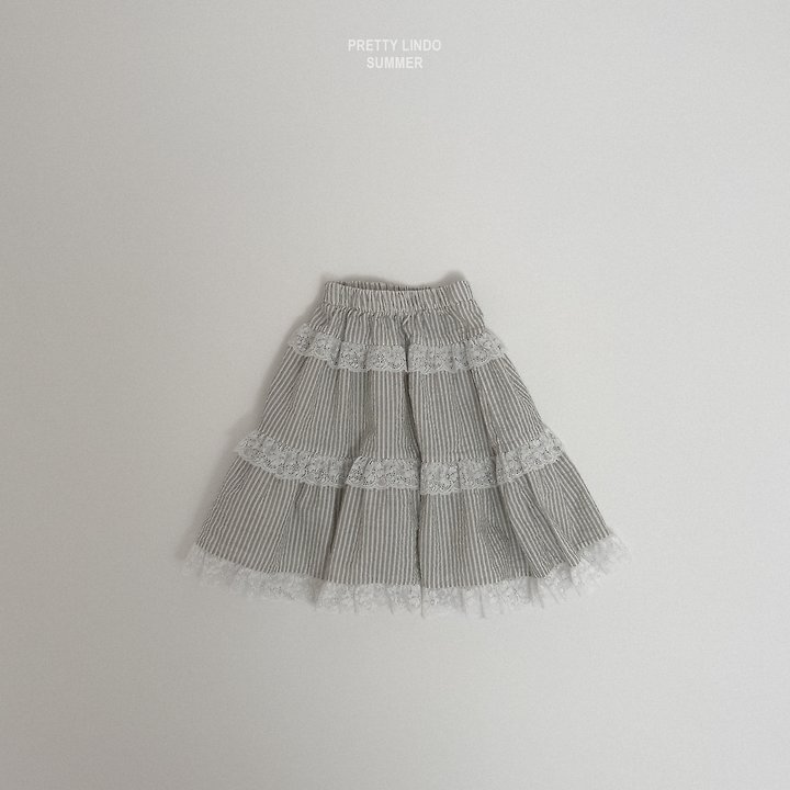 Lindo - Korean Baby Fashion - #babylifestyle - Mary Tiered Skirt (Ivory) - 7