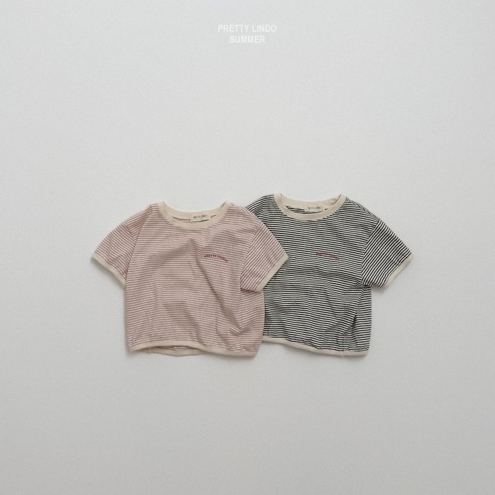 Lindo - Korean Baby Fashion - #babyoninstagram - Pin Stripe Tee