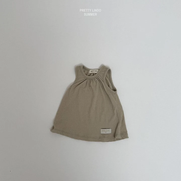 Lindo - Korean Baby Fashion - #babyoninstagram - Shirring Sleeveless Tee - 10