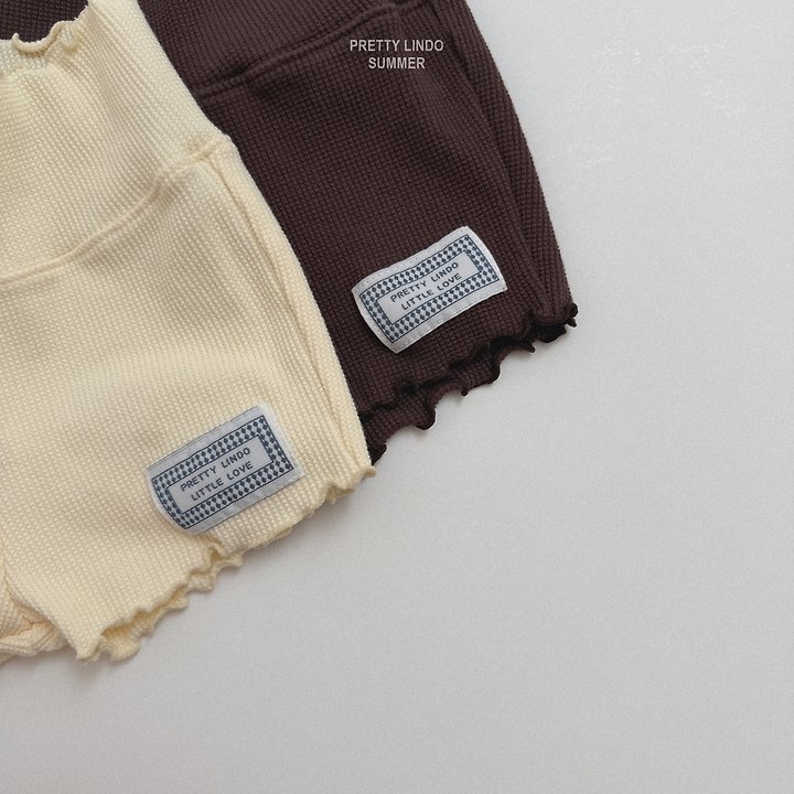 Lindo - Korean Baby Fashion - #babyoninstagram - Span Waffle Shorts - 3