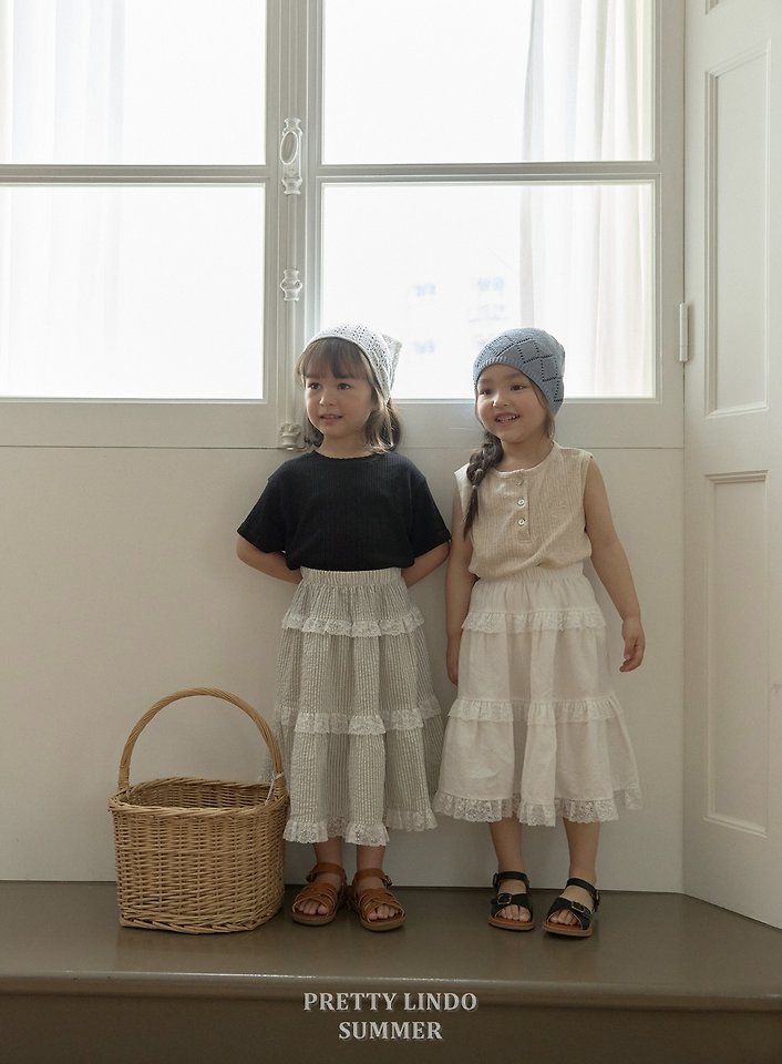 Lindo - Korean Baby Fashion - #babyootd - My Heart Sleeveless Tee - 9