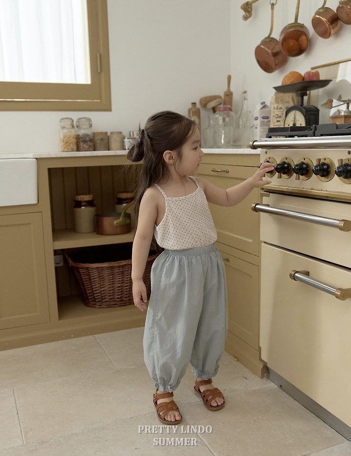 Lindo - Korean Baby Fashion - #babyootd - Mimi Shirring Pants (Plain) - 8
