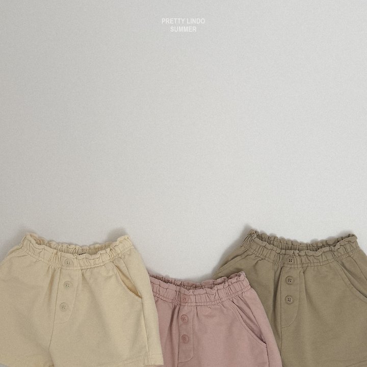 Lindo - Korean Baby Fashion - #babyootd - Button Shorts - 5