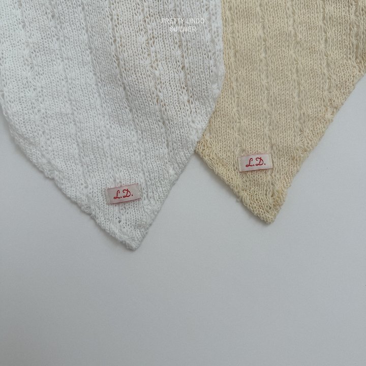 Lindo - Korean Baby Fashion - #babyoninstagram - Crochet Headscarf Scarf - 4