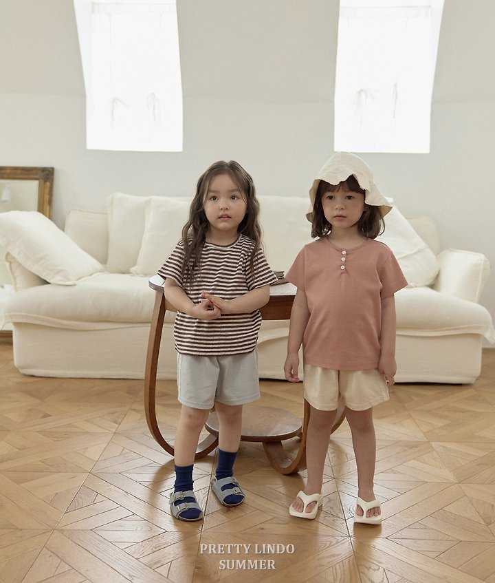 Lindo - Korean Baby Fashion - #babyoutfit - Base Stripe Tee - 11