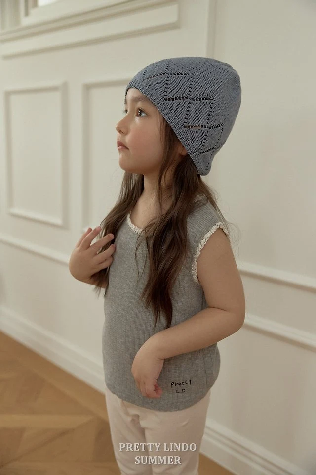 Lindo - Korean Baby Fashion - #babyoutfit - Lace Sleeveless Tee - 8