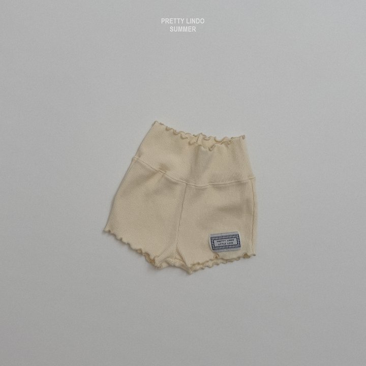 Lindo - Korean Baby Fashion - #babyoutfit - Span Waffle Shorts - 5