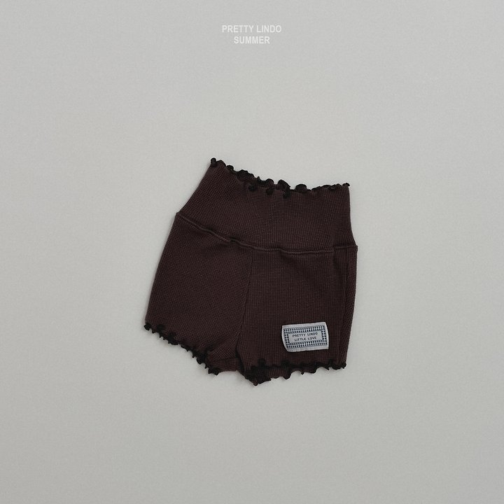 Lindo - Korean Baby Fashion - #babyoutfit - Span Waffle Shorts - 6
