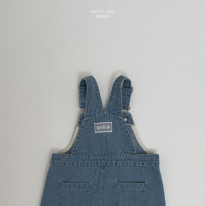 Lindo - Korean Baby Fashion - #babywear - Denim Overall One-piece - 6