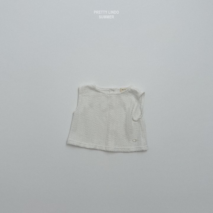 Lindo - Korean Baby Fashion - #babywear - Eyelet Sleeveless Blouse - 5