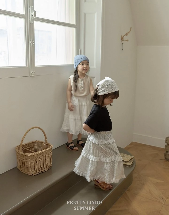 Lindo - Korean Baby Fashion - #babywear - Mary Tiered Skirt (Stripe) - 11