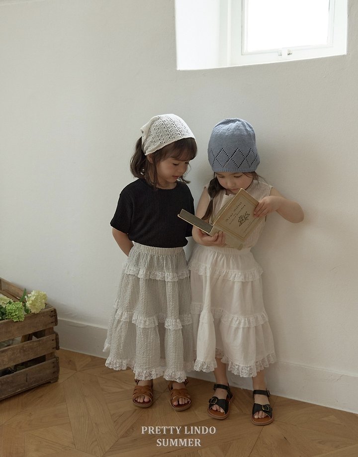Lindo - Korean Baby Fashion - #babywear - Crochet Headscarf Scarf - 7