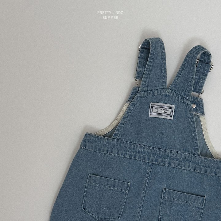 Lindo - Korean Baby Fashion - #onlinebabyboutique - Denim Overall One-piece - 7