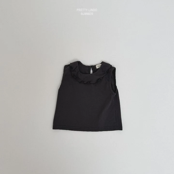Lindo - Korean Baby Fashion - #babywear - Frill Sleeveless Tee - 4