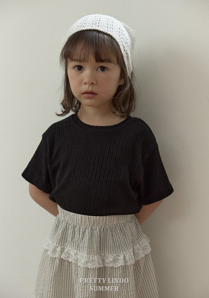 Lindo - Korean Baby Fashion - #onlinebabyboutique - Knit Line Tee - 9