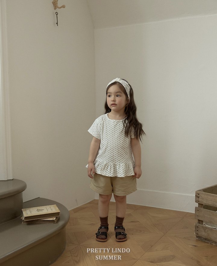 Lindo - Korean Baby Fashion - #onlinebabyboutique - Flower Short-Sleeve Tee - 8