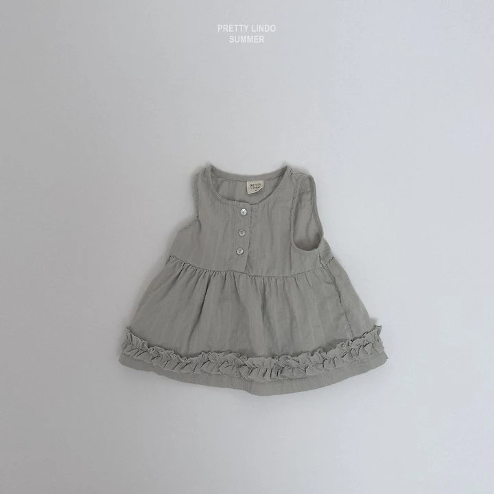 Lindo - Korean Baby Fashion - #onlinebabyboutique - Petite Frill Blouse - 7