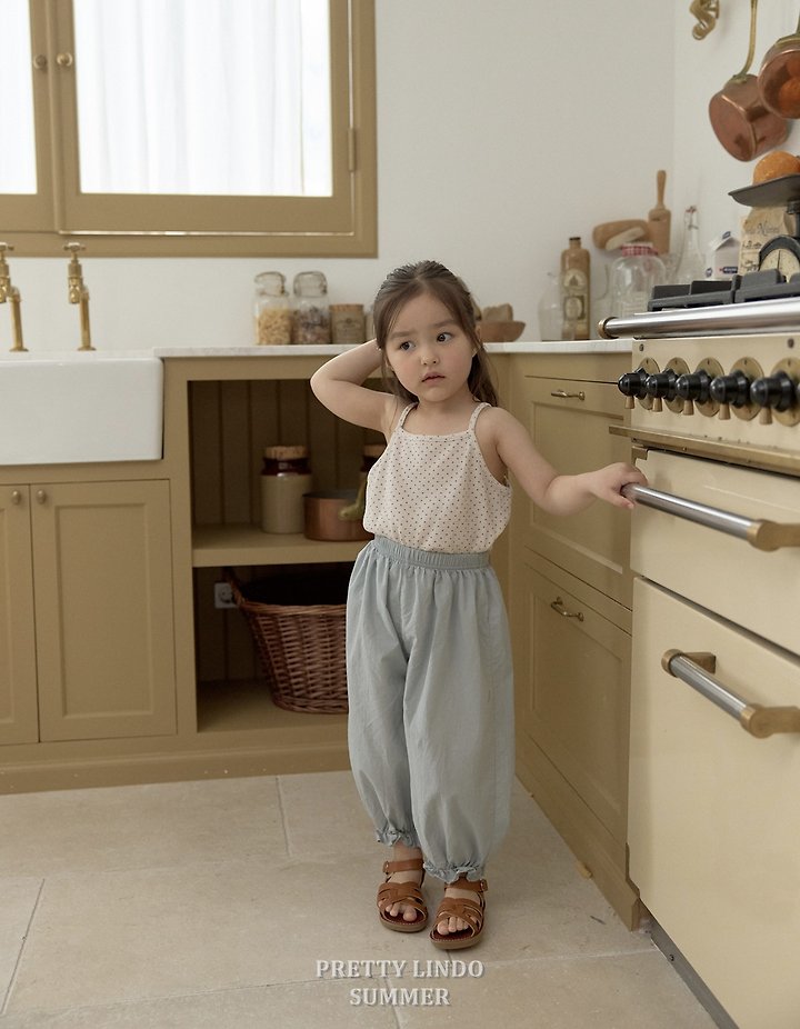 Lindo - Korean Baby Fashion - #onlinebabyboutique - Mimi Shirring Pants (Plain) - 12