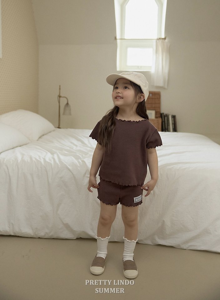 Lindo - Korean Baby Fashion - #onlinebabyboutique - Span Waffle Shorts - 8