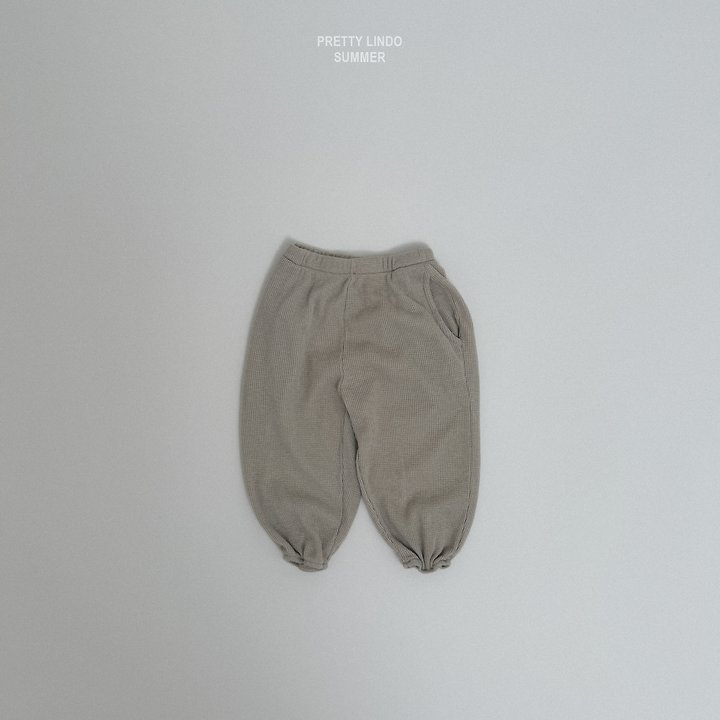Lindo - Korean Baby Fashion - #onlinebabyboutique - Waffle Jogger Pants - 5