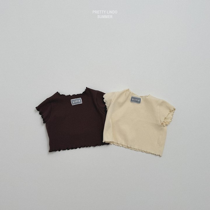Lindo - Korean Baby Fashion - #onlinebabyshop - Span Raw-Edge Tee - 3