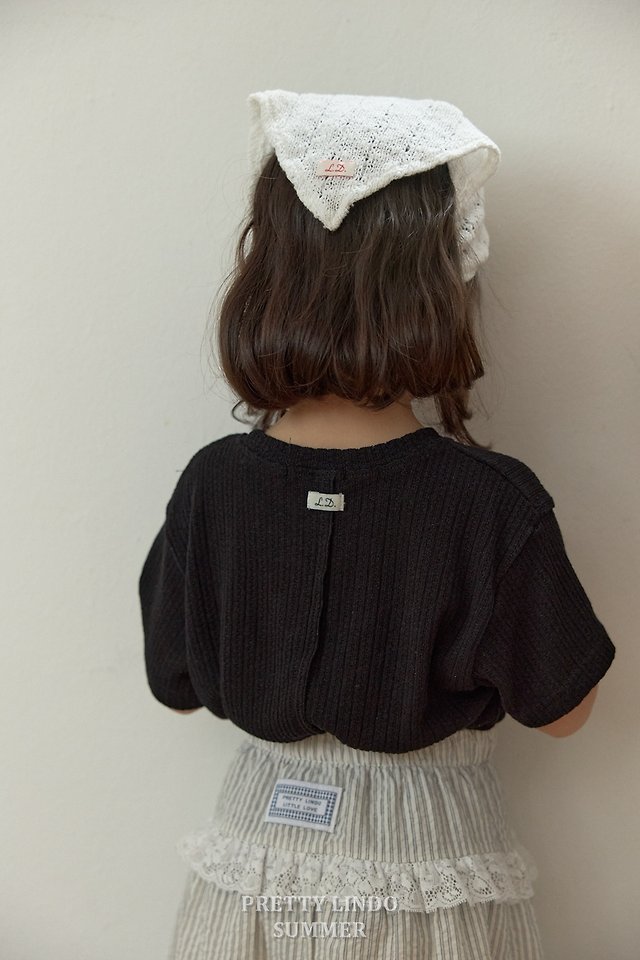 Lindo - Korean Baby Fashion - #onlinebabyshop - Knit Line Tee - 10