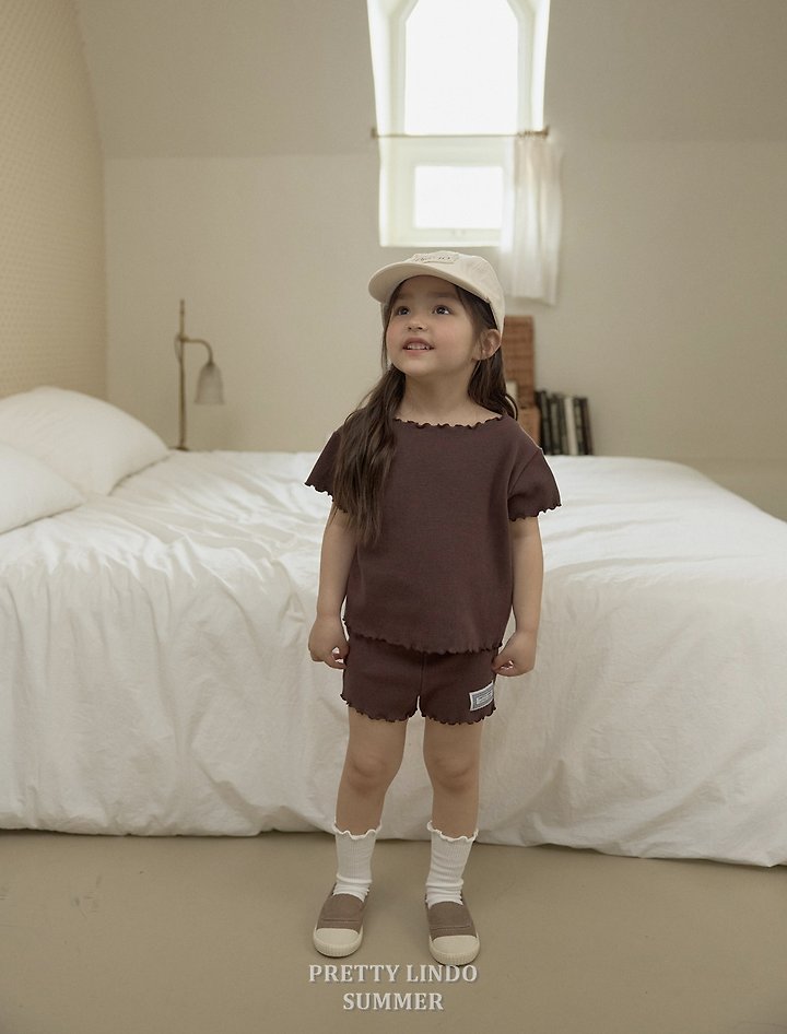 Lindo - Korean Baby Fashion - #onlinebabyshop - Span Waffle Shorts - 9