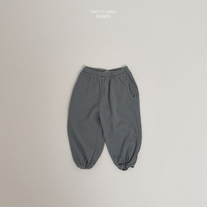 Lindo - Korean Baby Fashion - #onlinebabyshop - Waffle Jogger Pants - 6