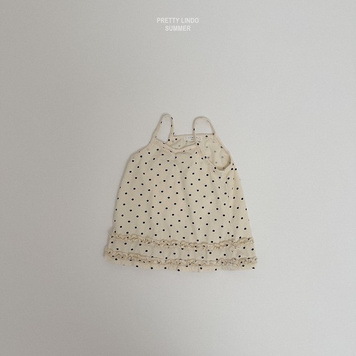 Lindo - Korean Baby Fashion - #smilingbaby - Bonbon Sleeveless One-piece - 5