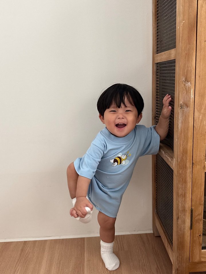 Little Rabbit - Korean Baby Fashion - #babyboutique - Honeybee Bear Suit - 8