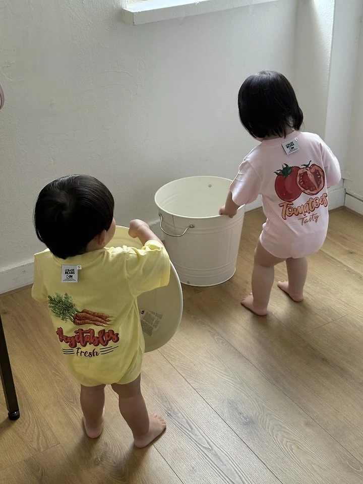 Little Rabbit - Korean Baby Fashion - #babyboutique - Veggie Suit - 7
