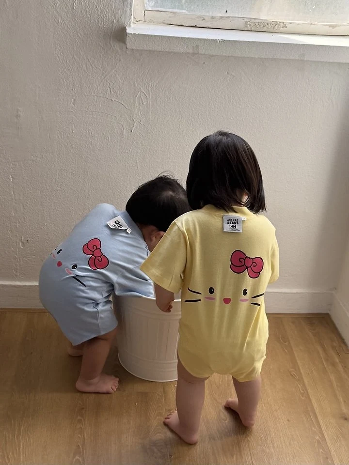 Little Rabbit - Korean Baby Fashion - #babyboutique - Love Cat Suit - 6