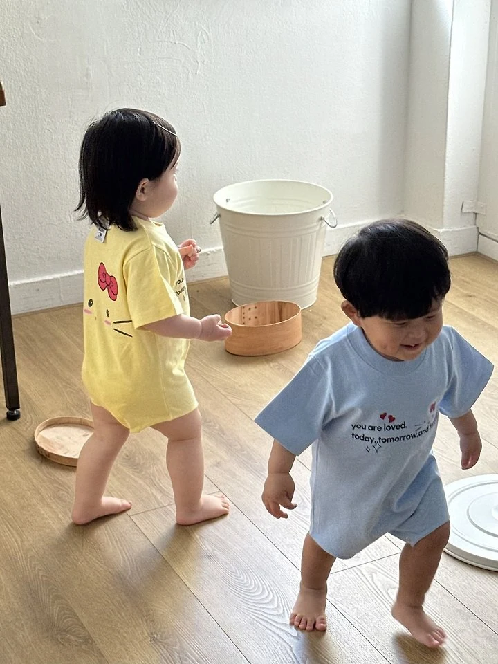 Little Rabbit - Korean Baby Fashion - #babyclothing - Love Cat Suit - 8