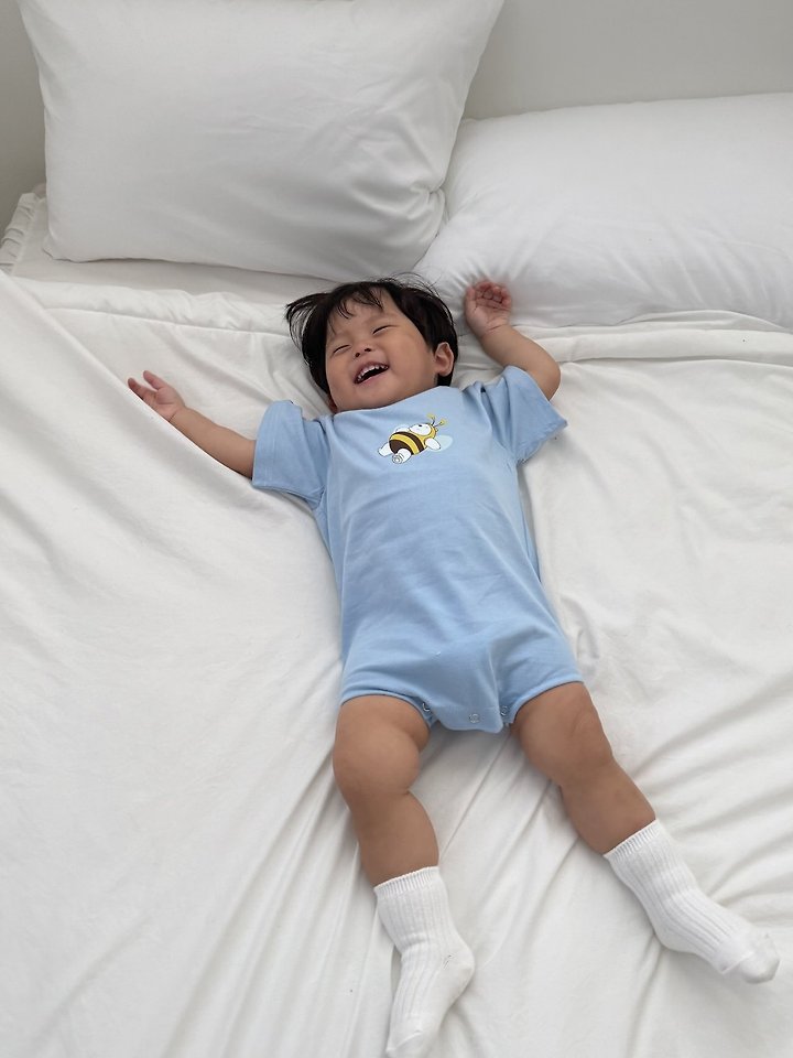 Little Rabbit - Korean Baby Fashion - #babyoutfit - Honeybee Bear Suit - 4