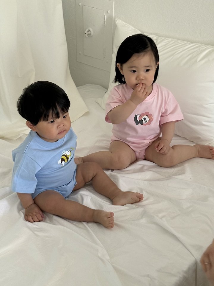 Little Rabbit - Korean Baby Fashion - #onlinebabyboutique - Honeybee Bear Suit - 5