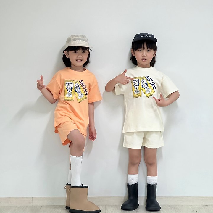 Little Rabbit - Korean Children Fashion - #Kfashion4kids - Four Cut Set - 9