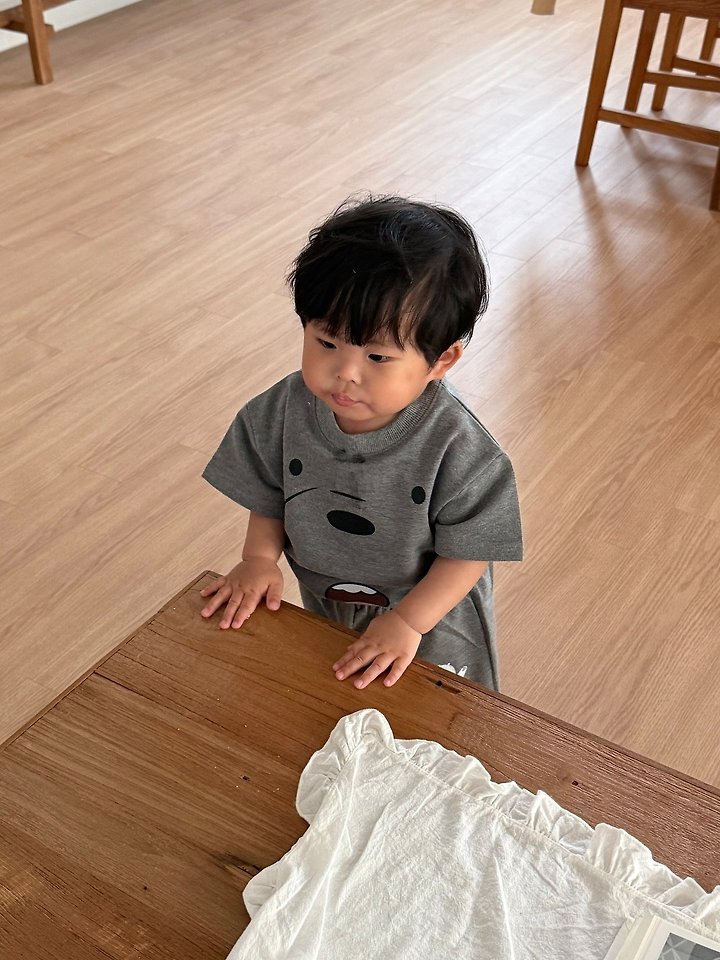 Little Rabbit - Korean Children Fashion - #childrensboutique - Bear Face Set - 10