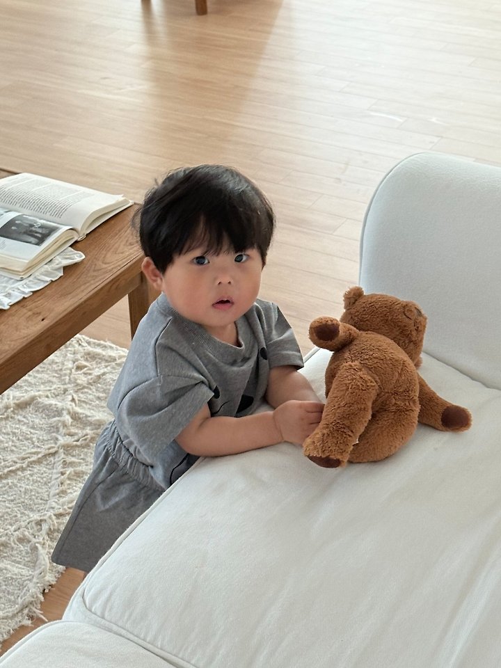 Little Rabbit - Korean Children Fashion - #discoveringself - Bear Face Set - 12