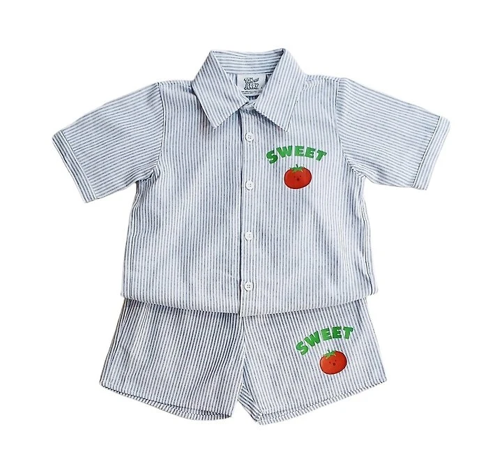 Little Rabbit - Korean Children Fashion - #discoveringself - Shirt Set - 12