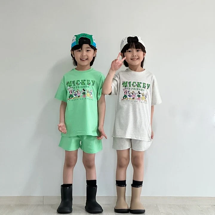 Little Rabbit - Korean Children Fashion - #kidsshorts - Together Set - 9